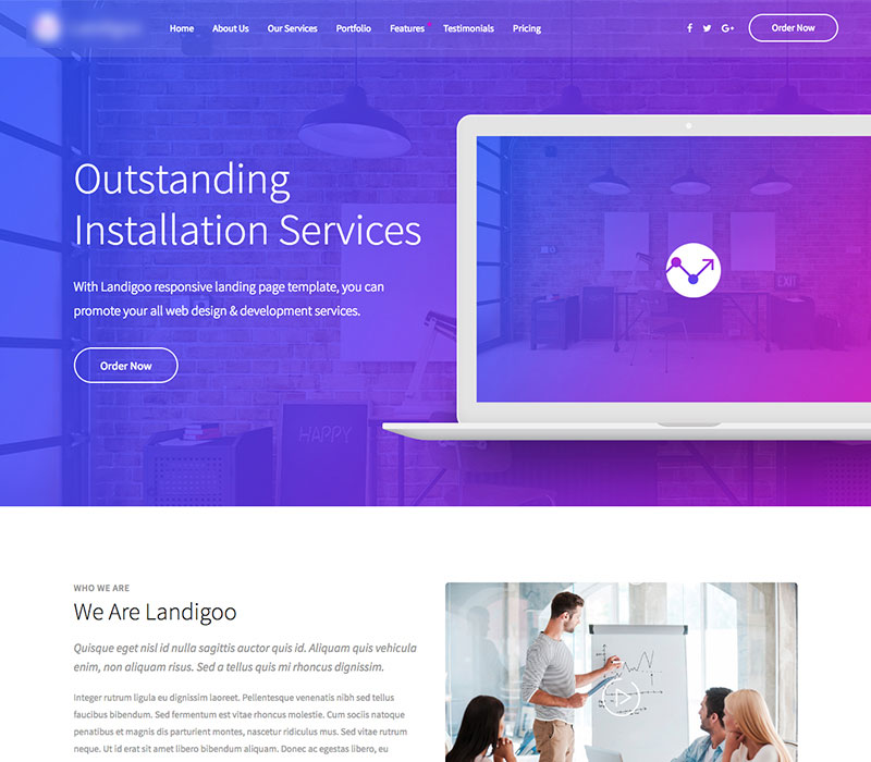 Web design project